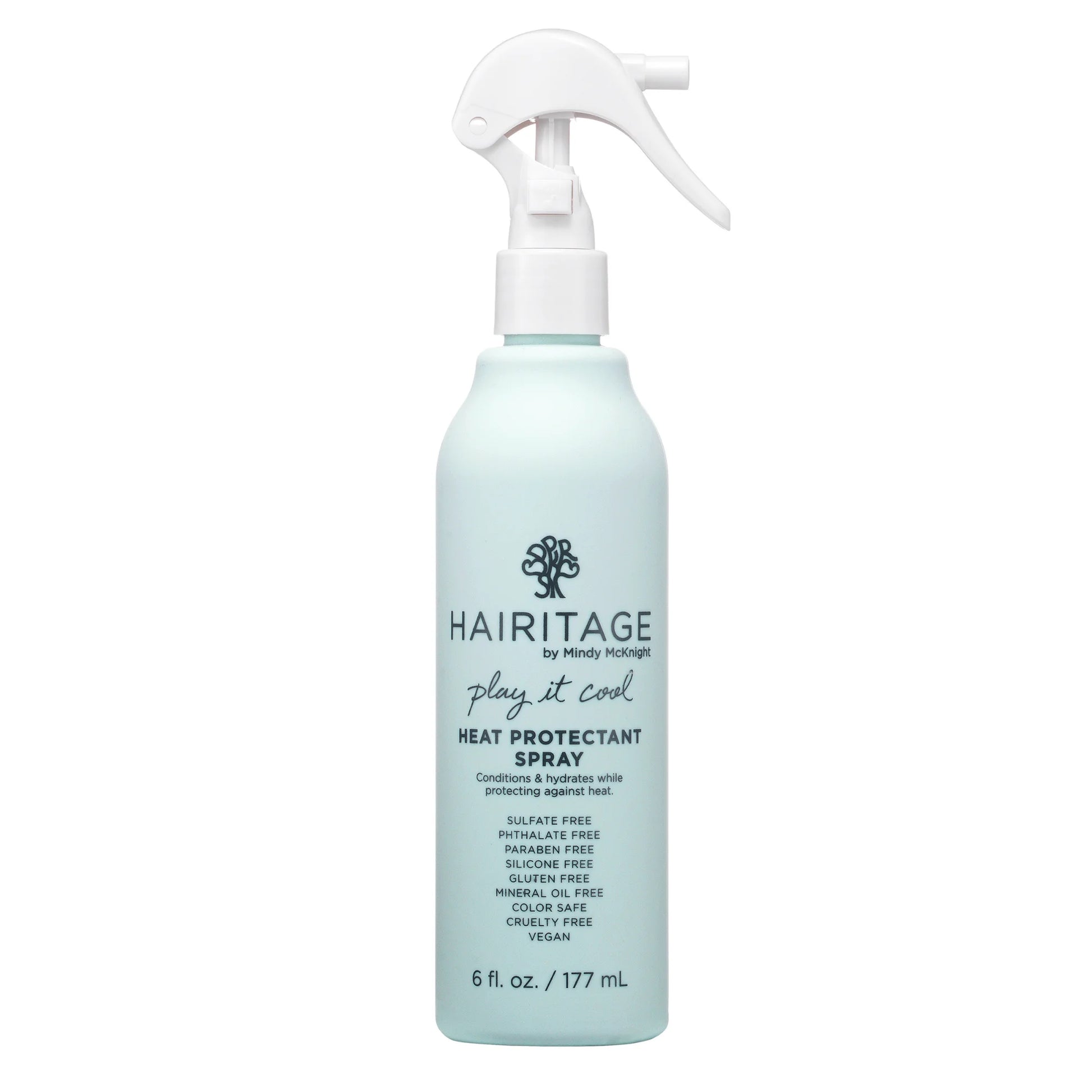 Hair Tools Set: Ceramic Heated Blow Dryer Brush Straightener and Play It Cool Argan Oil Heat Protectant Spray